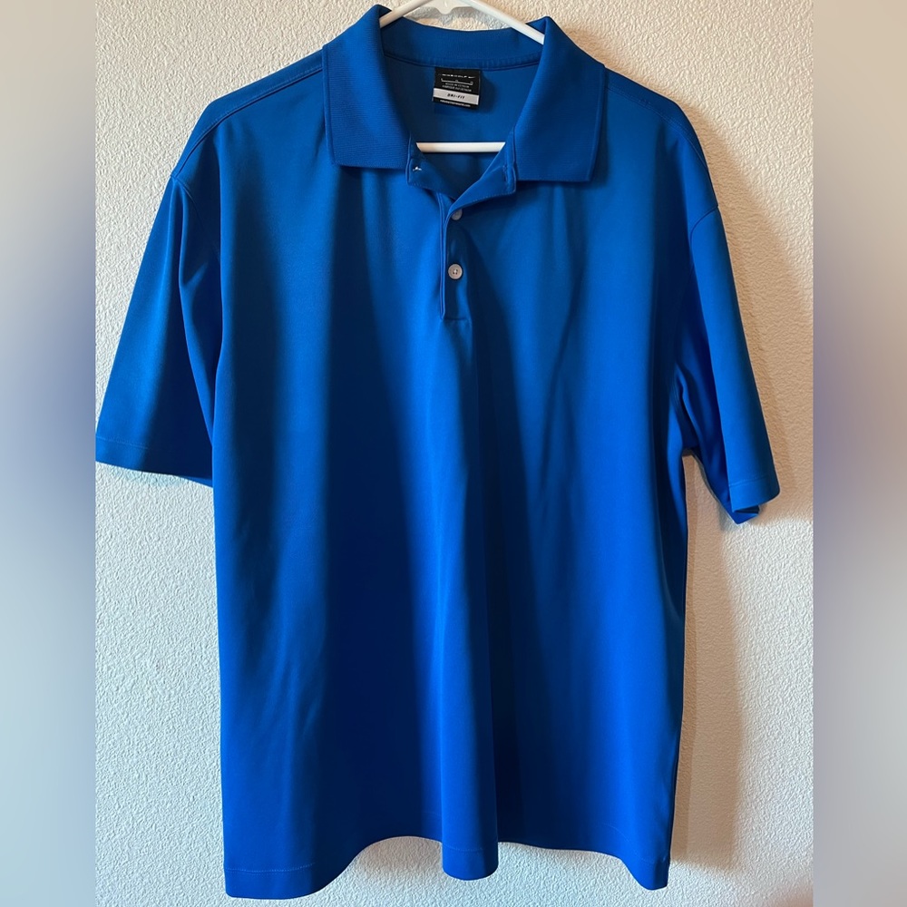 2/$35 Blue Nike Golf polo size Lg.